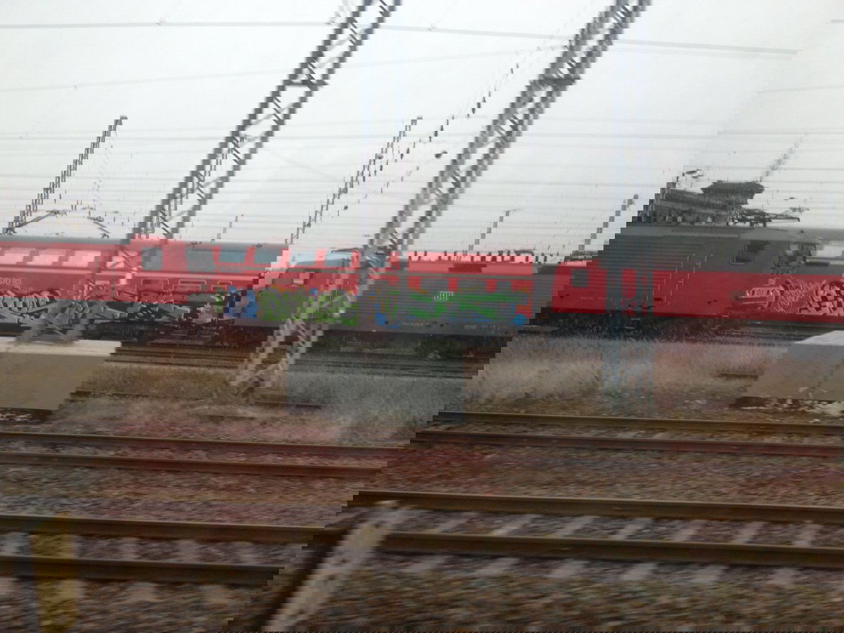 Graffiti Train - Photo by zore - Güros, Eff, Halle