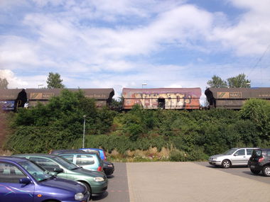 Graffiti Train - Photo by zore - nurso, hobos, fr8d