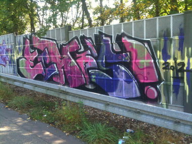 Graffiti Wall - Photo by zore - echos, hells, mülheim (2012)