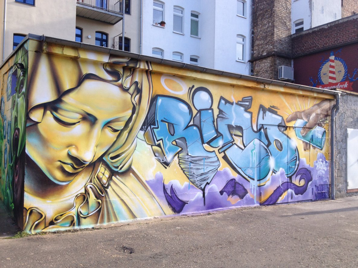 Graffiti Wall - Photo by zore - rico, halle, saale (2013)