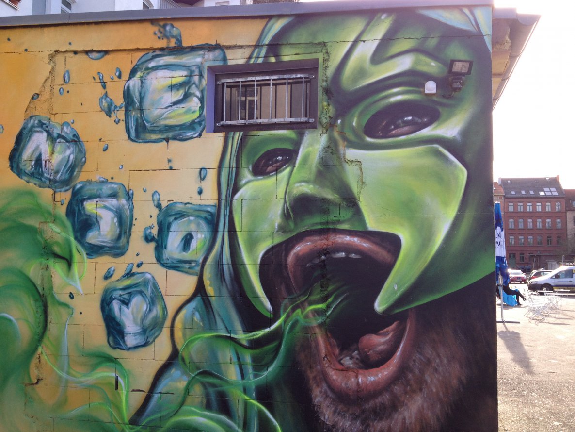 Graffiti Wall - Photo by zore - marteria, marsimoto, halle (2013)