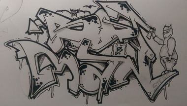 Graffiti Wall - Photo by zwolli