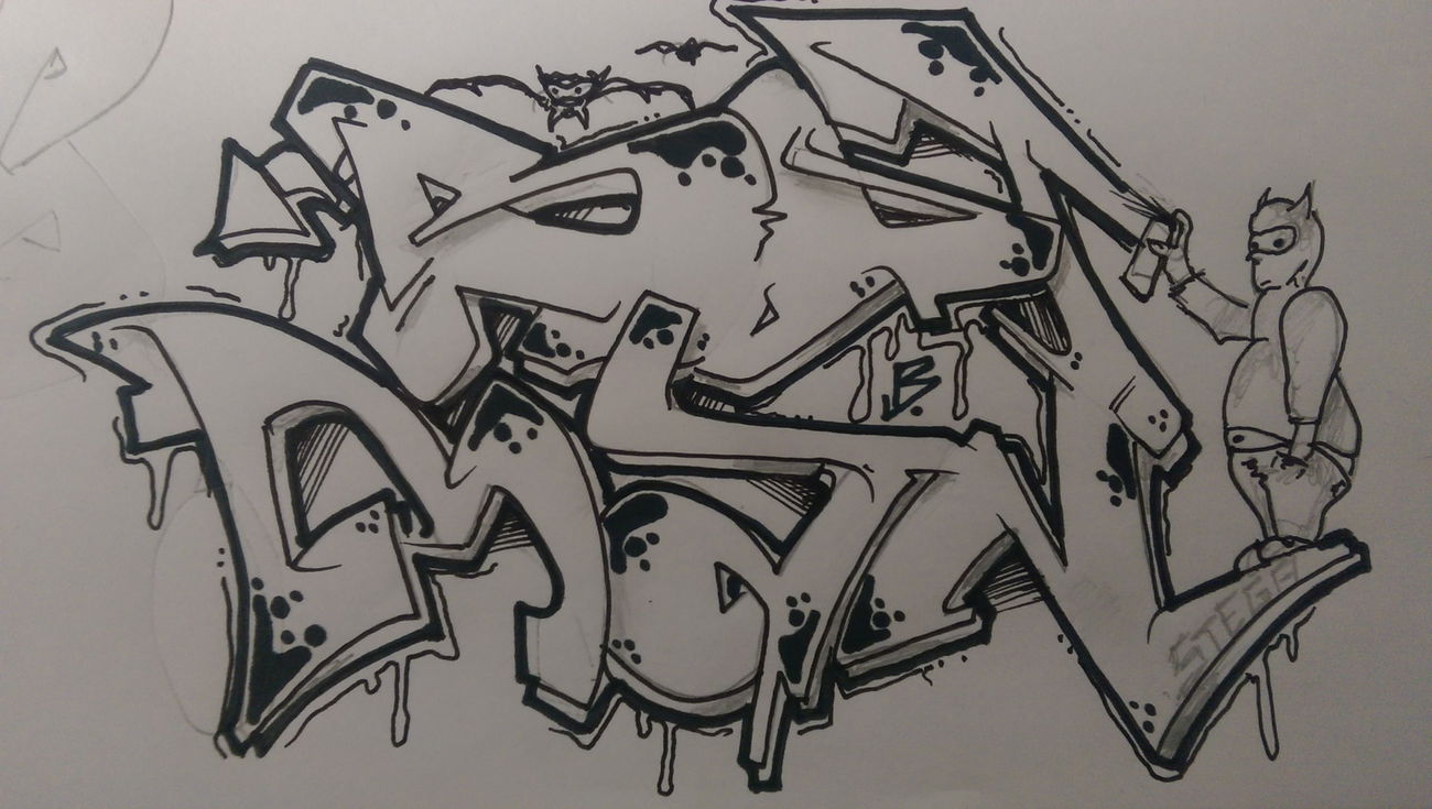 Graffiti Wall - Photo by zwolli