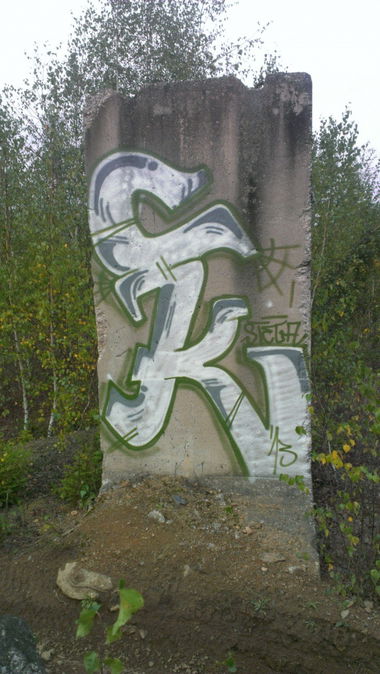 Graffiti Bombing in Dresden - Photo by zwolli