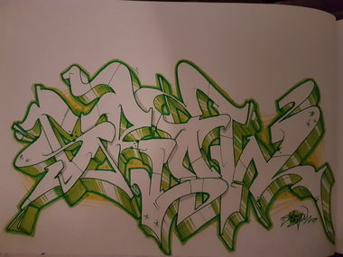 Graffiti Wall - Photo by zwolli - GROW, STEGA, BATTLE