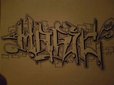 Graffiti Sketch - Photo by zwolli - Bastle, Stega, ck