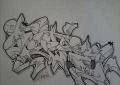 Graffiti Wall - Photo by zwolli - Type, stega, ck (2018)