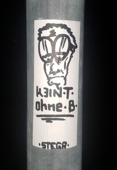 Graffiti Street Art - Photo by zwolli - Stega, meint, ohne (2017)