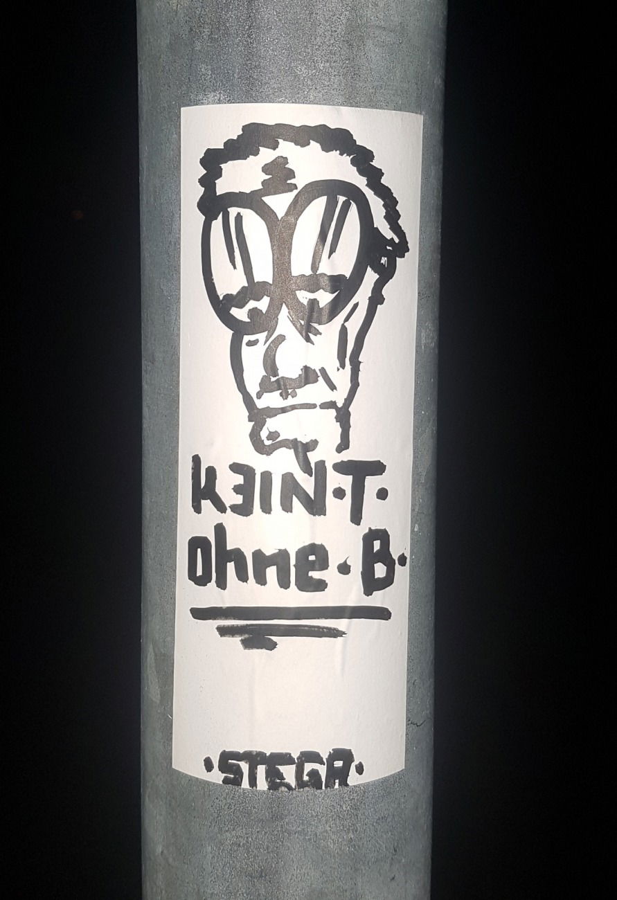 Graffiti Street Art - Photo by zwolli - Stega, meint, ohne (2017)