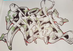 Graffiti Wall - Photo by zwolli - Battle, Stega (2017)