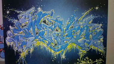 Graffiti Artwork - Photo by zwolli - stega, ck, canvas