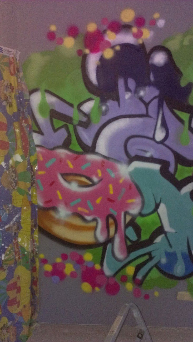 Graffiti Photo by zwolli - donut, bubble, t-up