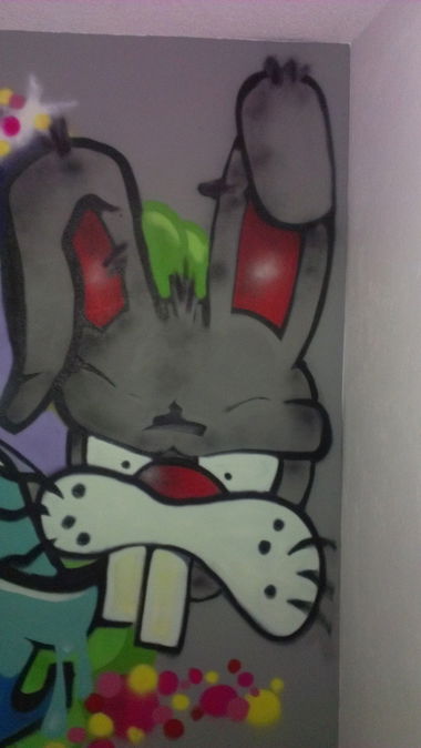Graffiti Photo by zwolli - stega, hase, ck