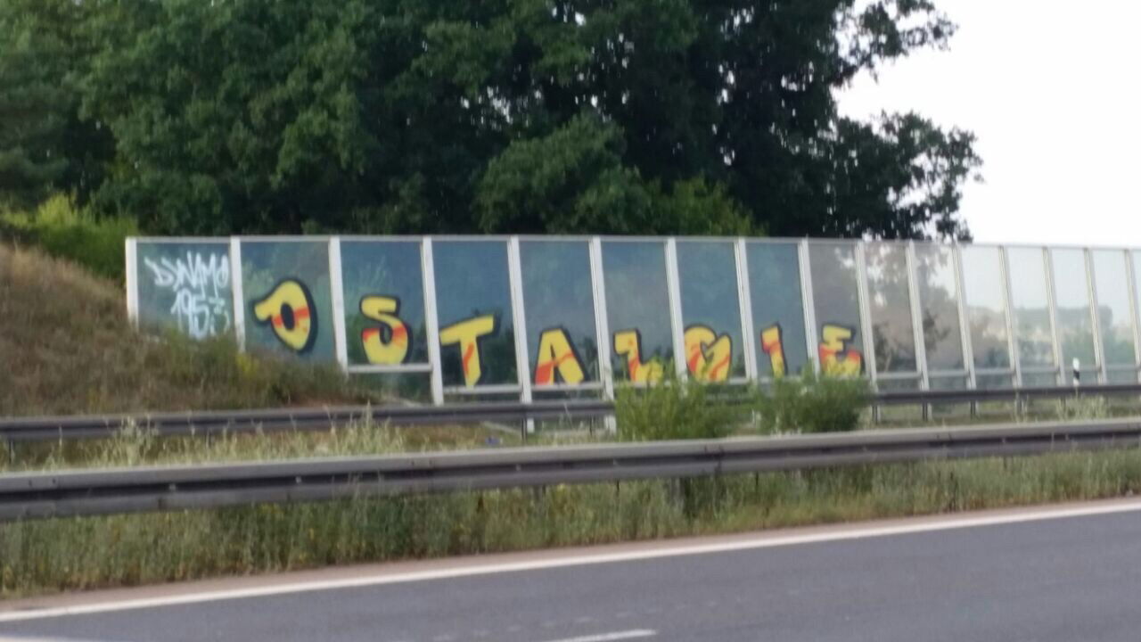 Graffiti Bombing - Photo by zwolli - ostalgie, dynamo, sgd