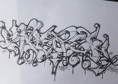 Graffiti Wall - Photo by zwolli - Stega, battle, spleen