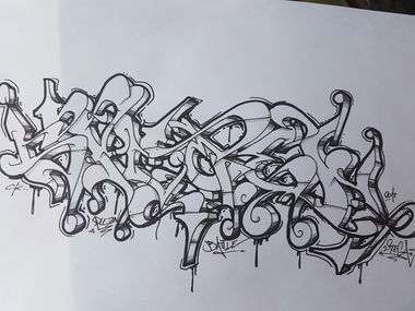 Graffiti Wall - Photo by zwolli - Stega, battle, spleen