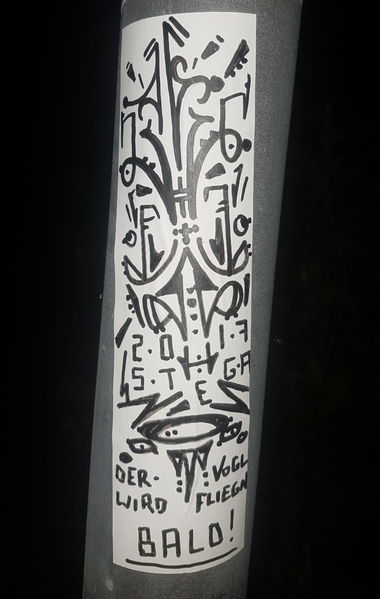 Graffiti Street Art - Photo by zwolli - 2017, stega, ck (2017)