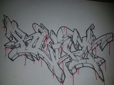 Graffiti Wall - Photo by zwolli - Blut, stega, battle (2017)