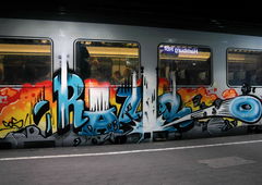 Graffiti Train - Photo by zzzzz - Razor, Graffiti (2016)
