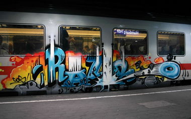 Graffiti Train - Photo by zzzzz - Razor, Graffiti (2016)