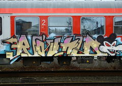 Graffiti Train - Photo by zzzzz - Round (2015)