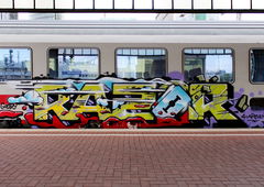 Graffiti Train - Photo by zzzzz (2017)