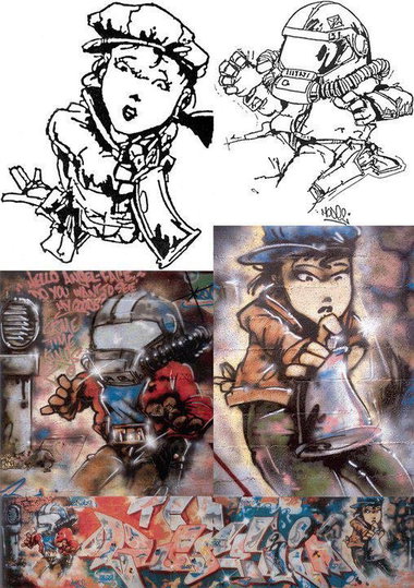 Graffiti Wall - Photo by zzzzz