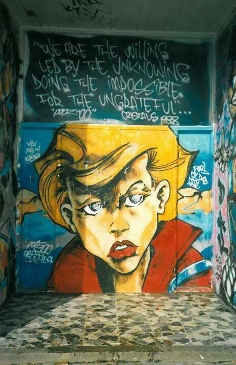 Graffiti Wall - Photo by zzzzz