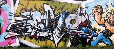 Graffiti Wall - Photo by zzzzz - Zero