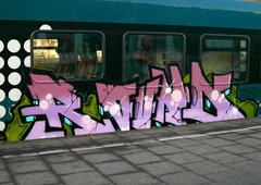 Graffiti Train - Photo by zzzzz (2018)
