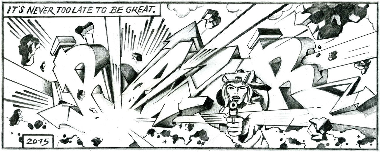 Graffiti Sketch - Photo by zzzzz