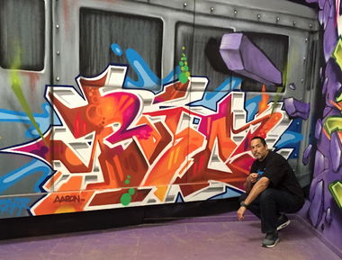 Graffiti Train - Photo by zzzzz