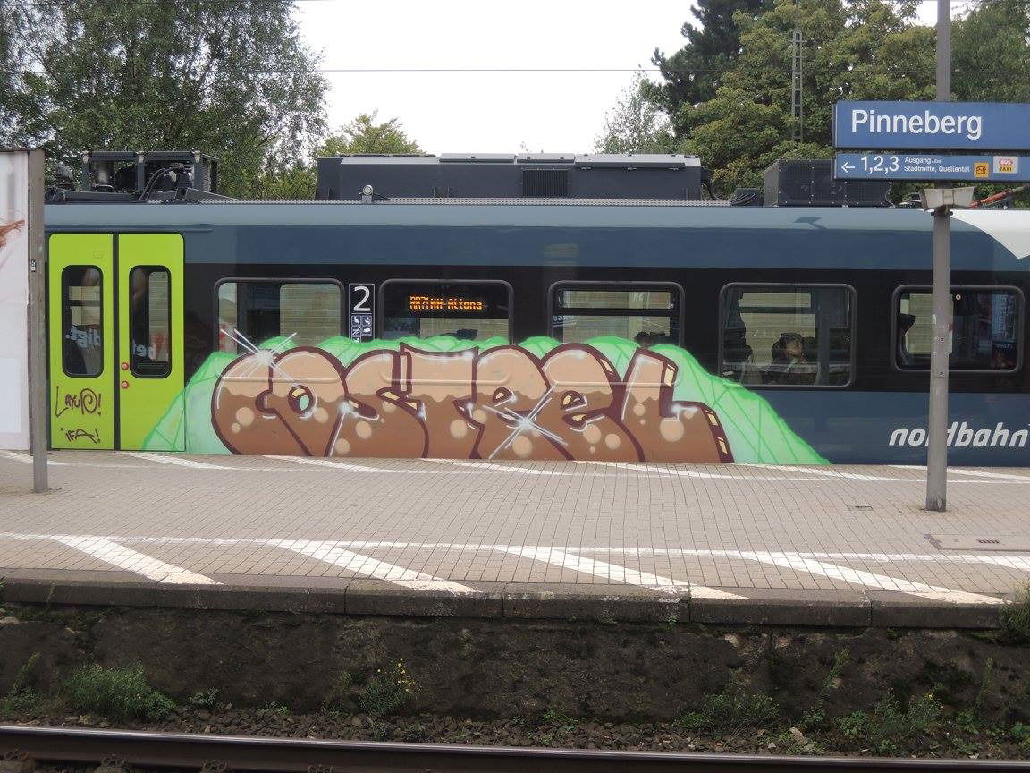 Graffiti Train - Photo by zzzzz