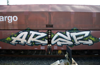 Graffiti Train - Photo by zzzzz