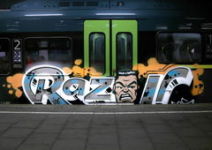 Graffiti Train - Photo by zzzzz - Razor, Graffiti, Charakter (2016)