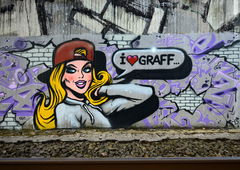 Graffiti Wall - Photo by zzzzz (2018)