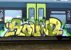 Graffiti Train - Photo by zzzzz (2018)