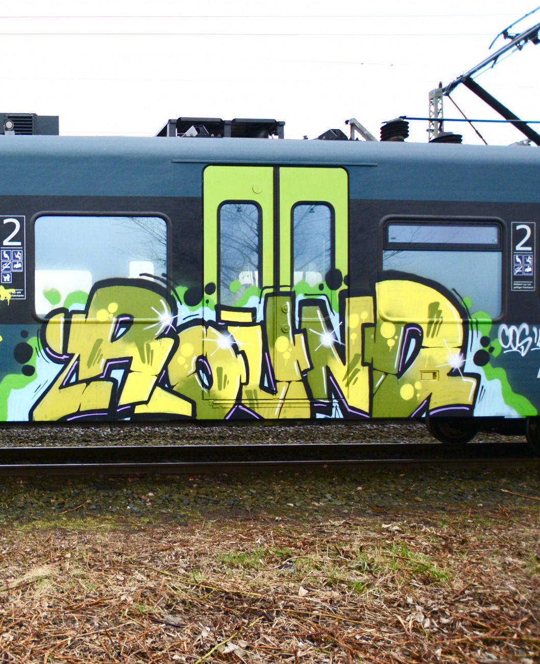 Graffiti Train - Photo by zzzzz (2018)