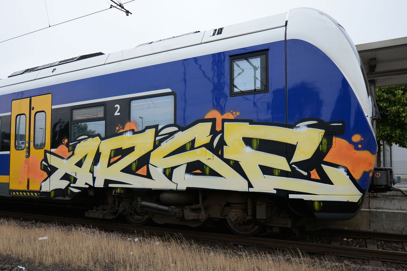 Graffiti Train - Photo by zzzzz (2018)
