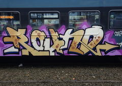 Graffiti Train - Photo by zzzzz (2018)