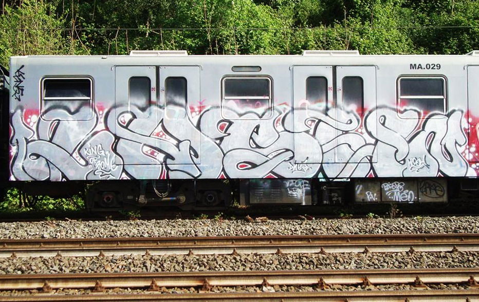 Graffiti Train - Photo by zzzzz - LASH