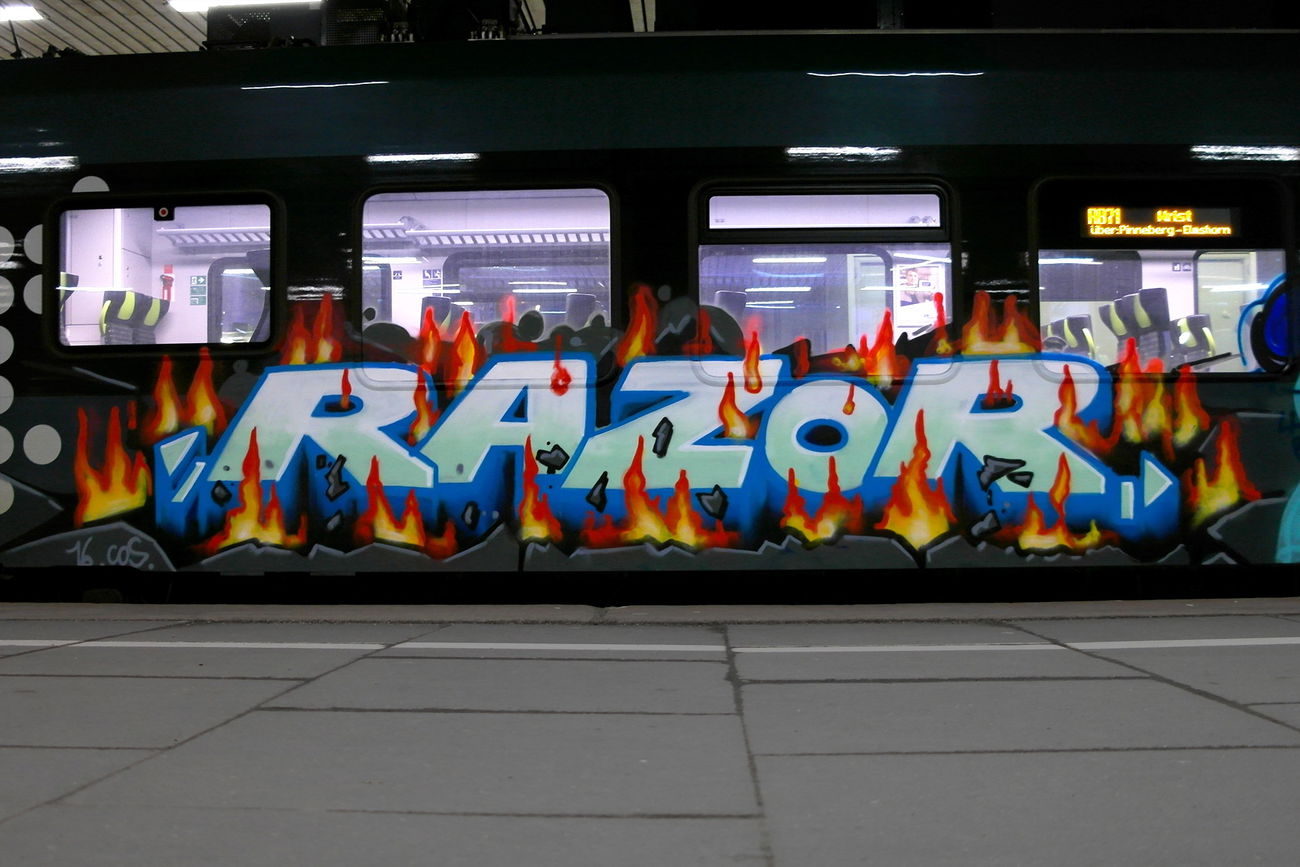Graffiti Train - Photo by zzzzz (2016)