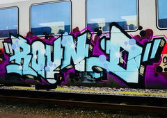 Graffiti Train - Photo by zzzzz (2017)