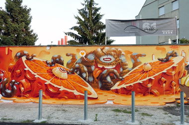 Graffiti Wall - Photo by zzzzz (2017)