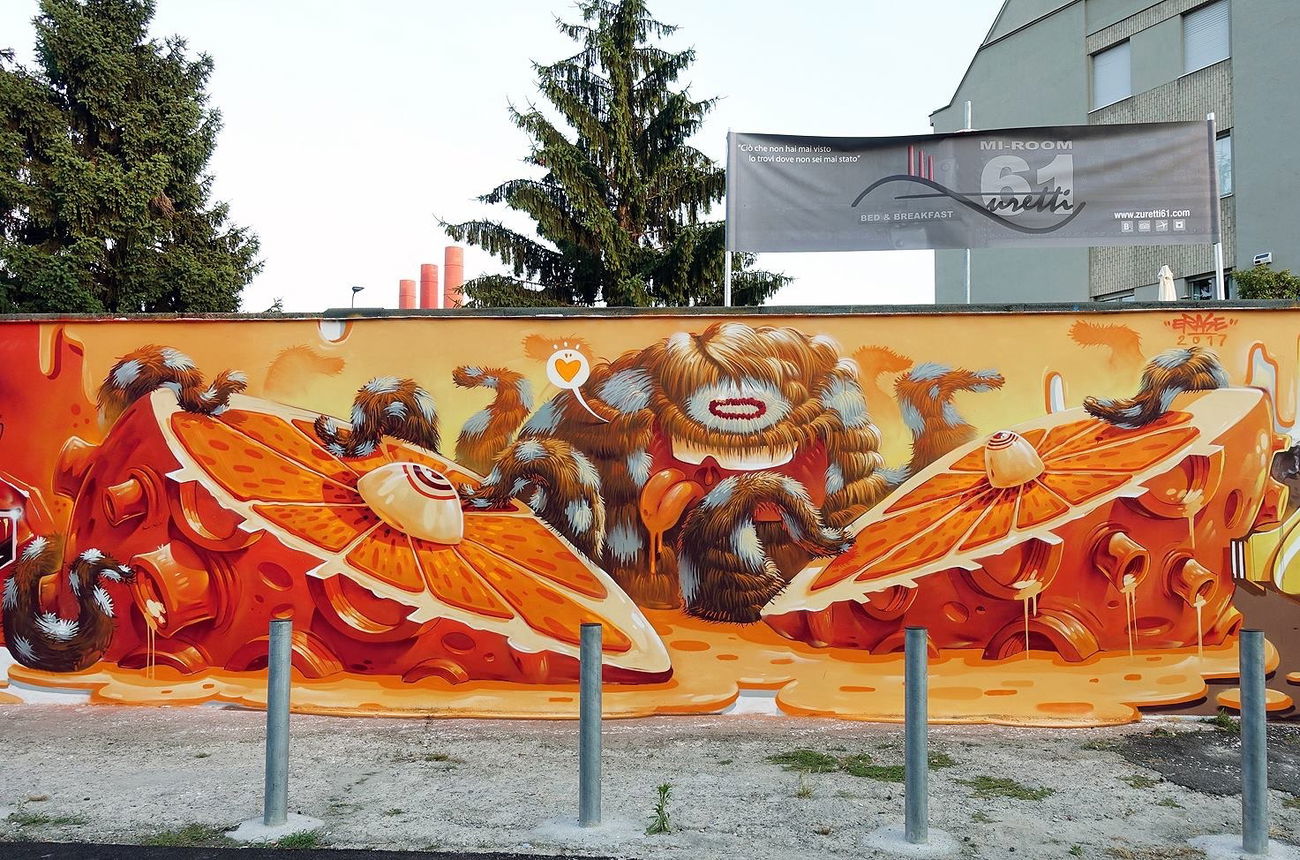 Graffiti Wall - Photo by zzzzz (2017)