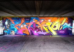 Graffiti Wall - Photo by zzzzz (2017)