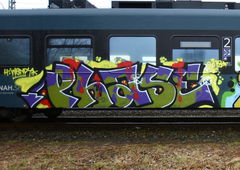 Graffiti Train - Photo by zzzzz (2018)